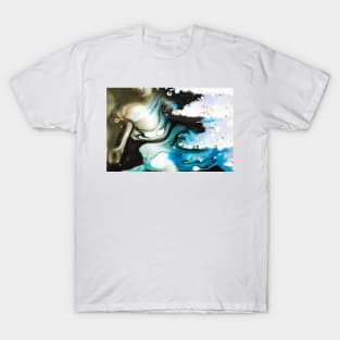 abstract waves marble T-Shirt